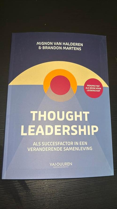 Mignon van Halderen - Thought leadership, Boeken, Wetenschap, Nieuw, Sociale wetenschap, Ophalen of Verzenden