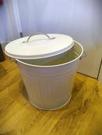 kleine prullenbak / small trash can, Ophalen, Gebruikt, Minder dan 10 liter, Metaal