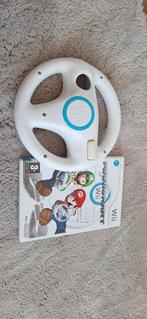 Mario kart wii with wheel controller, Ophalen of Verzenden, Zo goed als nieuw, Wii, Stuurtje of Sportattribuut