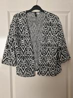 Vest zwart wit met print maat XS H&M, H&M, Zwart, Nieuw, Ophalen of Verzenden