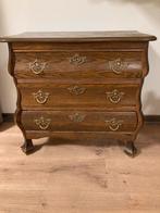 Leuk brocante eikenhouten  kastje met 3 laden, Huis en Inrichting, Ophalen, Gebruikt, Barok, Eikenhout