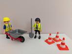 Playmobil wegwerkers, poppetjes, bouw kruiwagen, Kinderen en Baby's, Speelgoed | Playmobil, Ophalen of Verzenden, Zo goed als nieuw