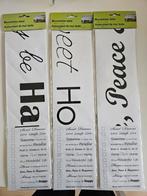 3 Nieuwe Muurstickers met Tekst, Ophalen of Verzenden, Nieuw