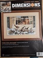 Borduurpatroon Dimensions THREE BIRD WATCHERS, Ophalen of Verzenden, Patroon