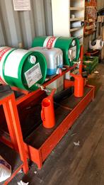Stalen standaard voor 3 drums (60 liter), Ophalen, Gebruikt