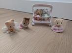 Sylvanian families 5 baby's met kinderwagen, Ophalen of Verzenden, Gebruikt, Poppenhuispop
