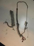 GEM KINGDOM KETTING EN ARMBAND NIEUW, Nieuw, Ophalen of Verzenden, Met edelsteen, Zilver