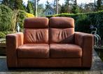 Tweezits bank nubuck, Huis en Inrichting, Banken | Bankstellen, Ophalen, Gebruikt, 150 tot 200 cm, Tweepersoons