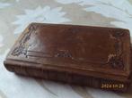 antiquarisch boek Religie Missel Romain lederen kaft gevoerd, Antiek en Kunst, Ophalen of Verzenden