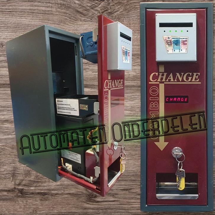 Cambio Muntwisselaar Ideaal Voor In Mancave Of Speeltuin ✅, Verzamelen, Automaten | Gokkasten en Fruitautomaten, Gebruikt, Ophalen
