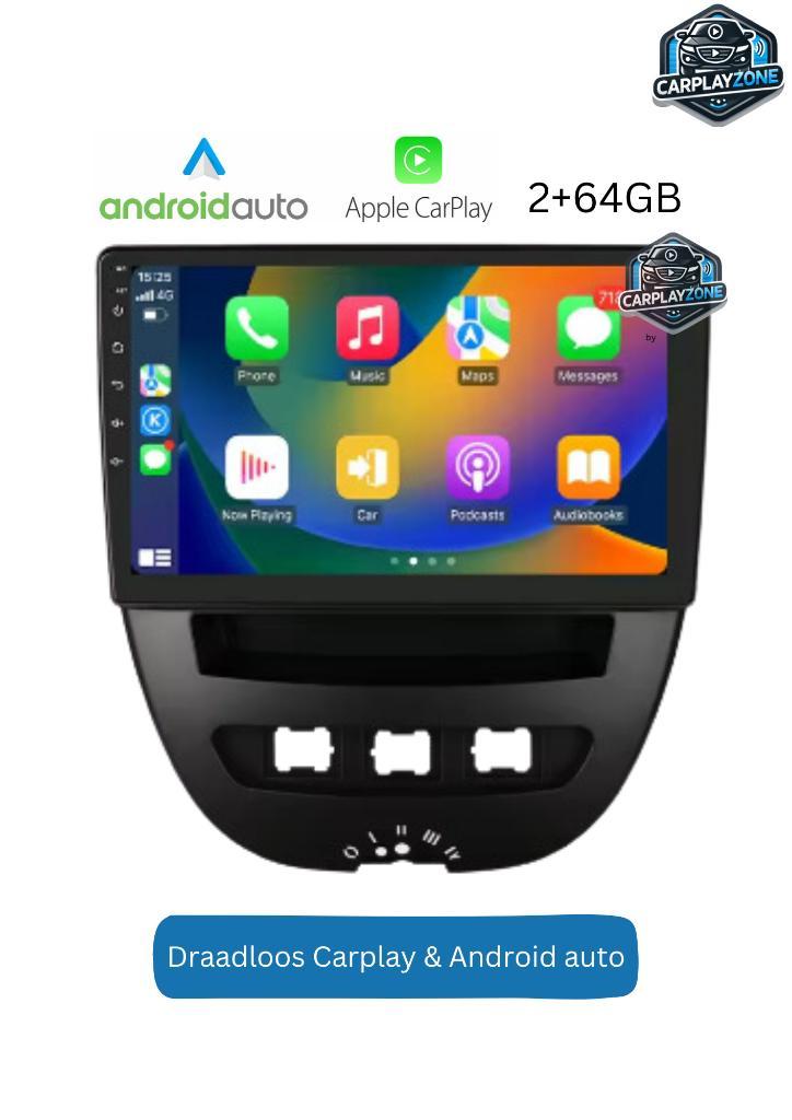 AYGO | 107 | C1 - APPLE CARPLAY DRAADLOOS NIEUW GARANTIE, Auto diversen, Autonavigatie, Nieuw, Ophalen of Verzenden