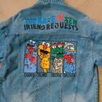 Oversized Spijkerjack Sesamstraat Maat M, Ophalen of Verzenden, Zo goed als nieuw, Blauw