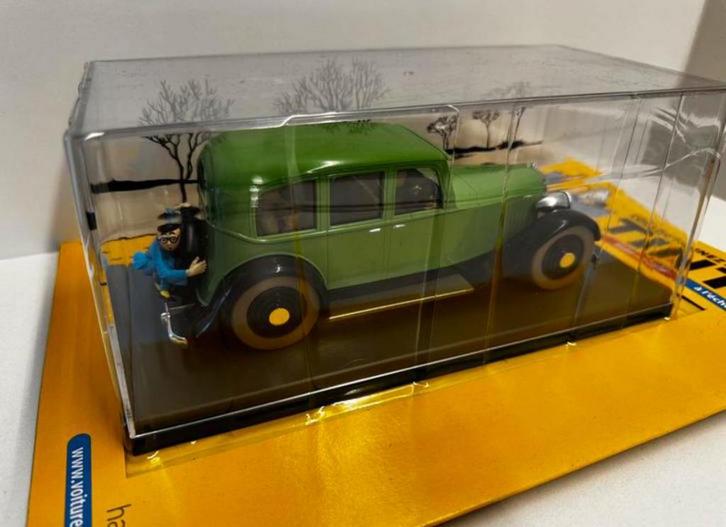 Kuifje auto 1:24 limousine van mitsurato blauwe lotus no22, Verzamelen, Stripfiguren, Nieuw, Beeldje of Figuurtje, Kuifje, Ophalen of Verzenden