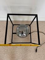 Design Vloerlamp met Glazen Bol, Ophalen, Zo goed als nieuw, Metaal, Minder dan 100 cm