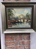 Antiek schilderijtje J. Kelderman, Ophalen of Verzenden