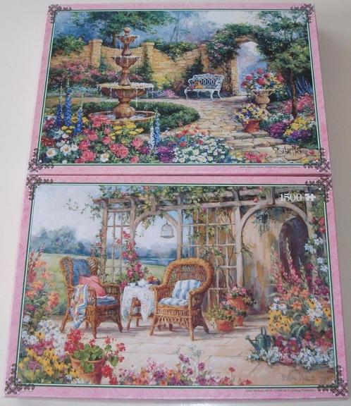 Diverse *** PUZZELS BARBARA MOCK *** 2 stuks, Hobby en Vrije tijd, Denksport en Puzzels, Zo goed als nieuw, Legpuzzel, 500 t/m 1500 stukjes