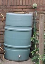 Grote groene regenton met kraantje, Tuin en Terras, Regentonnen, Ophalen, Kunststof, Gebruikt, Met kraantje