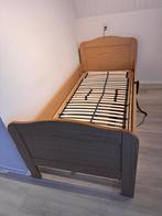 elektrisch verstelbaar bed/senioren bed, in hoogte verstelb., Ophalen, 90 cm, Eenpersoons, Bruin