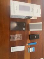 Ring Video Deurbel - Bedraad - Zwart compleet  met Chime Pro, Ophalen, Bewegingsdetectiesensor, Zo goed als nieuw, Bedraad