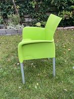 2 Pedrali Tuinstoelen Groen, Huis en Inrichting, Ophalen, Kunststof, Gebruikt, Twee