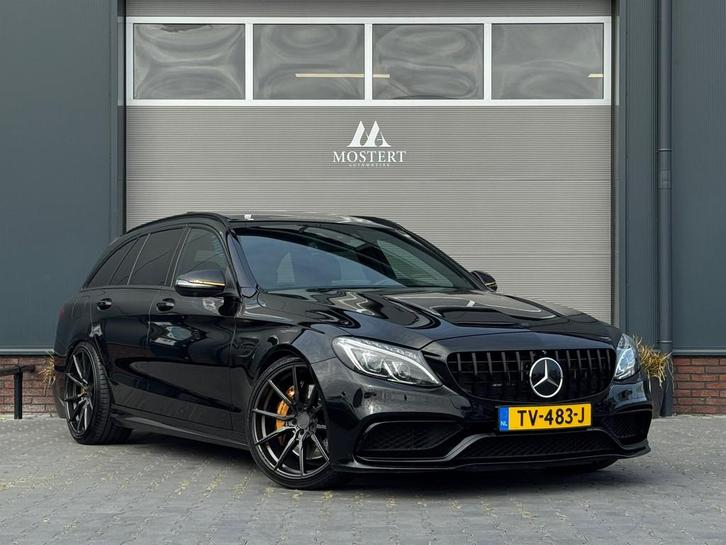 Mercedes-Benz C-klasse Estate AMG 63 Edition 1|476pk|2016|Pa, Auto's, Mercedes-Benz, Bedrijf, Te koop, C-Klasse, 360° camera, ABS