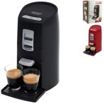 Inventum Koffiepadmachine zwart - 1.3L, Ophalen of Verzenden, 4 tot 10 kopjes, Koffiepads en cups, Afneembaar waterreservoir