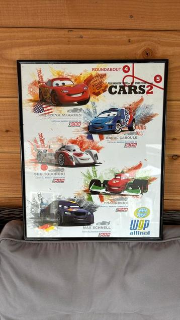 Cars poster in lijst met glas zgan beschikbaar voor biedingen