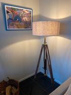 Teak driepoot vloerlamp vintage, Ophalen of Verzenden, Zo goed als nieuw, 150 tot 200 cm