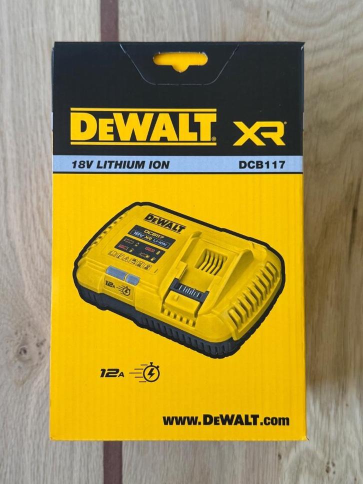 DeWalt snellader DCB117, Doe-het-zelf en Verbouw, Gereedschap | Machine-onderdelen en Toebehoren, Nieuw, Ophalen of Verzenden