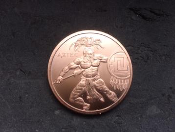 USA - Aztec warrior - 1 oz copper beschikbaar voor biedingen