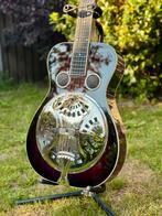 Recording King RR-60-VS Resonator Squareneck met accessoires, Ophalen of Verzenden, Zo goed als nieuw, Resonator- of Dobrogitaar