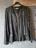 Magna leatherlook jasje zwart maat 46/48/50.., Kleding | Dames, Grote Maten, Zwart, Ophalen of Verzenden, Jasje of Colbert, Magna