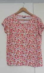 shirt zalmroze met bloemetjes, Zeeman, Maat 42/44 (L), Ophalen of Verzenden, Zo goed als nieuw