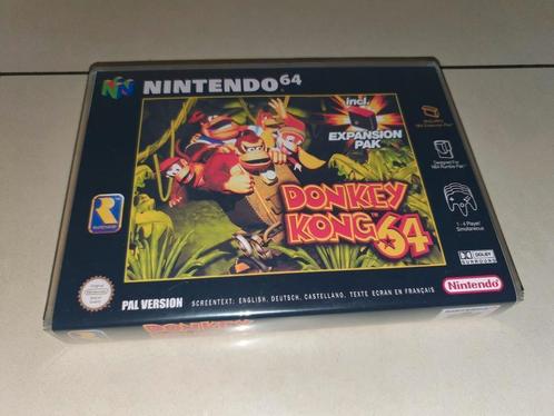 Donkey Kong 64 N64 Game Case, Spelcomputers en Games, Games | Nintendo 64, Zo goed als nieuw, 1 speler, Vanaf 3 jaar, Verzenden