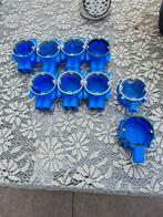 9x Blauwe Lasdozen - Gebruikt, Ophalen, Gebruikt, Overige typen