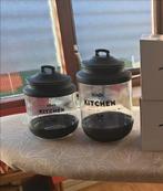 Senza Kitchen glazen voorraadpotten, laatste kans!, Ophalen, Gebruikt, Glas, Pot, Bus of Blik