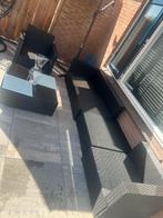 Zwarte loungeset ZSM weg, Tuin en Terras, Tuinsets en Loungesets, Ophalen of Verzenden, Gebruikt, 5 zitplaatsen, Loungeset