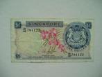 1313. Singapore, 1 dollar (1967-1972) Janel Kaneali Orchid., Postzegels en Munten, Bankbiljetten | Azië, Los biljet, Zuidoost-Azië