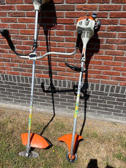 Stihl bosmaaiers FS45 en FS100, in een koop, Tuin en Terras, Bosmaaiers, Gebruikt, Benzine, 10 tot 30 cm, Ophalen