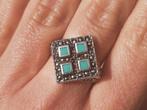 Vanoli 925 zilveren ring turkoois markasiet maat 17,5, Sieraden, Tassen en Uiterlijk, Ringen, Daiva1973@hotmail.com, Vanoli, Blauw
