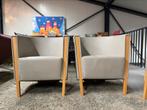 Moroso Zithoek 2 Zits bank 2 x Fauteuil Grijs leer Design, Huis en Inrichting, Leer, Ophalen of Verzenden