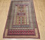 Vintage handgeknoopt oosters tapijt karachi 195x123