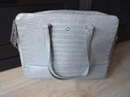 Gerry Weber Laptop Tas - Kroko Print Grijs, Ophalen of Verzenden, 15 inch, Zo goed als nieuw, Schoudertas