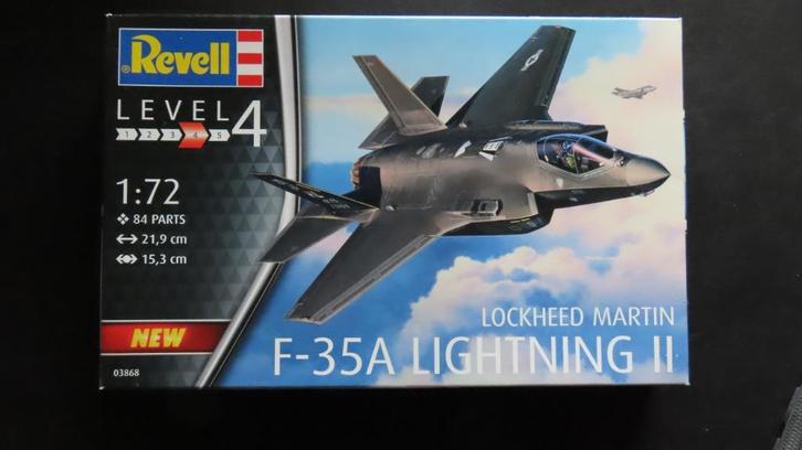F-35A Lightning II Revell, Hobby en Vrije tijd, Modelbouw | Vliegtuigen en Helikopters, Nieuw, Vliegtuig, 1:72 tot 1:144, Revell