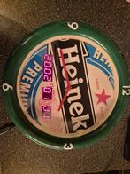Heineken Millennium Klok - 40cm - Goede Staat, Ophalen, Gebruikt, Reclamebord, Plaat of Schild, Heineken