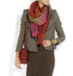 etro multicolor wol xl sjaal shawl, Kleding | Dames, Mutsen, Sjaals en Handschoenen, Verzenden, Zo goed als nieuw, Maat 46/48 (XL) of groter