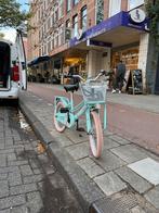 Meisjesfiets mintgroen. 18inch wielen, Ophalen, Zo goed als nieuw
