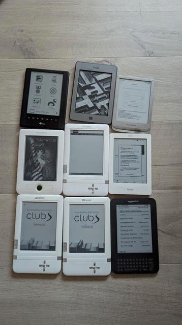 Partij oude ereaders beschikbaar voor biedingen