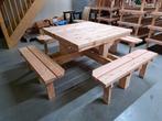 Picknicktafel Vierkant, Tuin en Terras, Picknicktafels, Ophalen, Nieuw, Vierkant, Hout