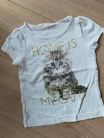 Izgs! Lief poezen T-shirt van H&M. Mt 98/104, Kinderen en Baby's, Kinderkleding | Maat 98, Meisje, Gebruikt, Ophalen of Verzenden